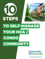 10 Steps to Self-Manage your HOA/ Condo Community