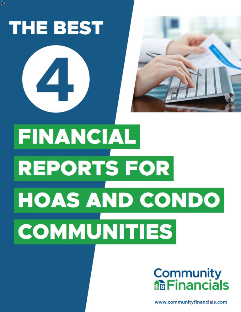 The Best 4 Essential Financial Reports for HOAs and Condo Communities